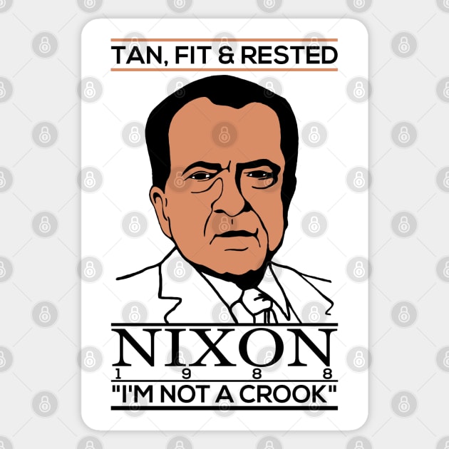 Nixon // I'm Not a Crook 1988 Magnet by darklordpug